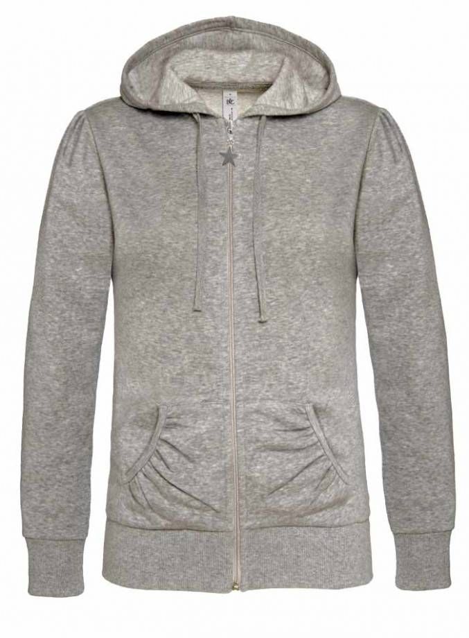 Mikina na zip s kapucí - galerie #1