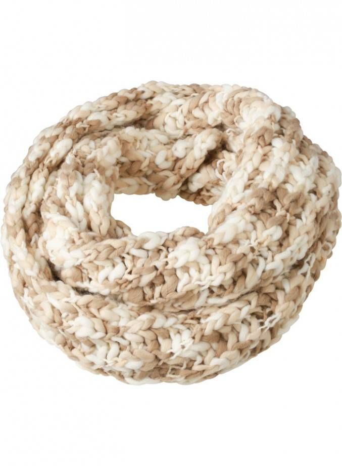 Šál tunelový pletený - galerie #3