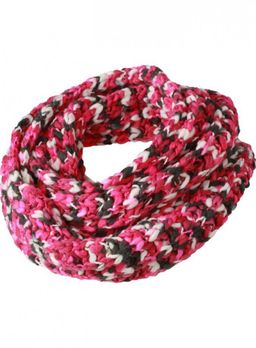 Šál tunelový pletený - galerie #1