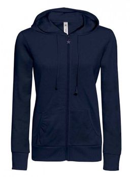 Mikina na zip s kapucí