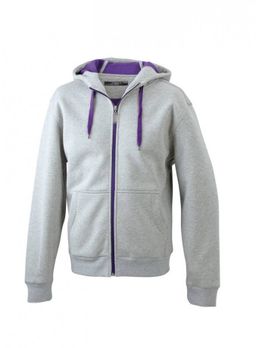 Mikina se zipem dvoubarevná